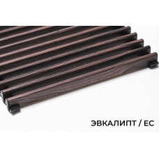 Верхняя декоративная решетка Decor Prestige, В=145 мм, H=15 мм, цвет Эвкалипт