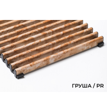 Верхняя декоративная решетка для скруглённых конвекторов, В=360 мм, H=15 мм, цвет Груша