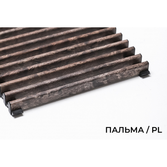 Верхняя декоративная решетка Decor Prestige, В=145 мм, H=15 мм, цвет Пальма