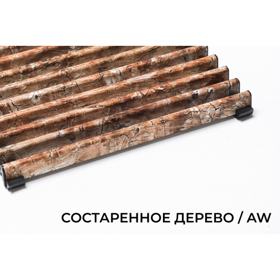 Верхняя декоративная решетка Decor Prestige, В=145 мм, H=15 мм, цвет Состаренное Дерево