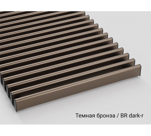 DL 15.410-BR dark-r линейная решётка 410 мм, тёмная бронза DL 15.410-BR dark-r линейная решётка 410 мм, тёмная бронза