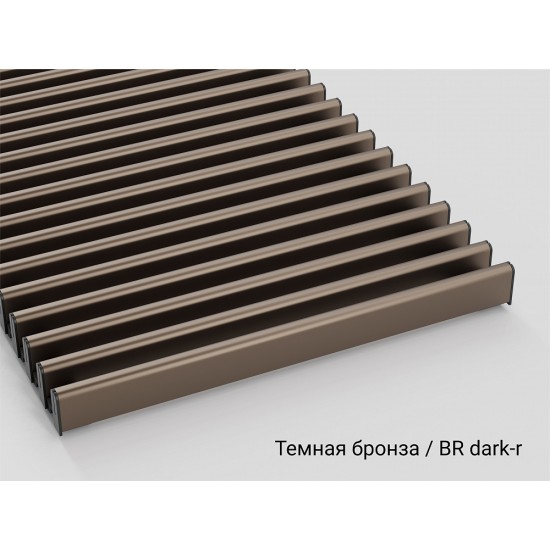 DR 15.145-BR dark-r рулонная решётка  145 мм, тёмная бронза