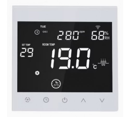 Термостат FC 285 на 230В белый Touch screen с Wi-Fi управлением 
